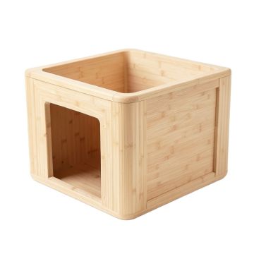 Moss Dale Empty Furniture-Style Litter Enclosure - Beige