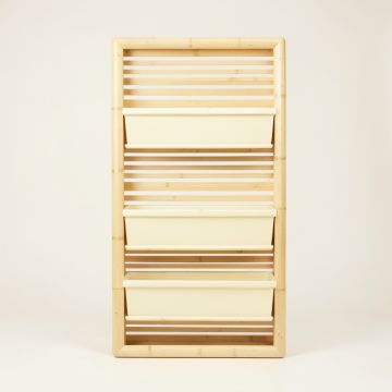Hill Brook Empty Vertical Garden Frame - Cream (synthetic illustration; no displayed measurements)