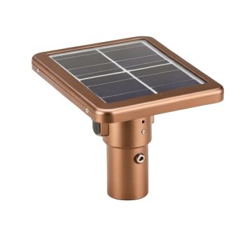 Bronze Solar Powered Integrated Led Pathway Light Pack