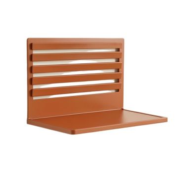 Birch Dell Wall-Mounted Entryway Organizer Shelf - Terracotta