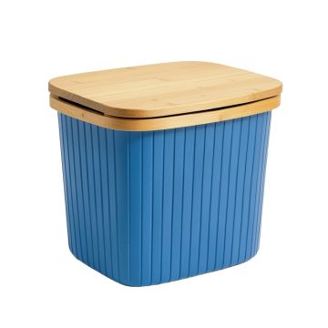Alder Branch Laundry Hamper - Blue