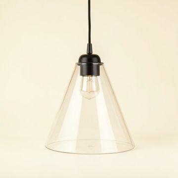 5 '' H Glass Novelty Pendant Shade ( Screw On ) In Clear (synthetic illustration; no displayed measurements)