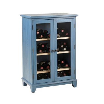 Adrien 17 Bottle Floor Bar Cabinet