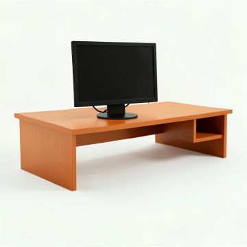 Heath Bend Desktop Monitor Riser - Terracotta (synthetic illustration; no displayed measurements)