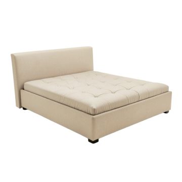 Farouk Twin Tufted Upholstered Platform Bed