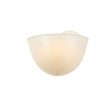 Glen Dale Wall Sconce Mounted On A Plain Wall - Ivory