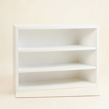 Rowan Dell Desktop Shelving Unit - White (synthetic illustration; no displayed measurements)