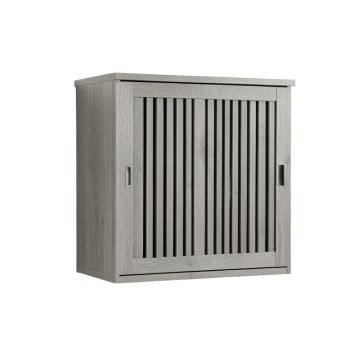 Maple Brook Wall-Mounted Laundry Cabinet - Gray