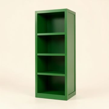 Dune Arc Narrow Cubby Tower (synthetic illustration; no displayed measurements)