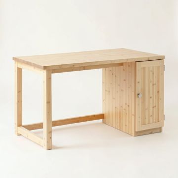 Hazel Bridge Empty Workshop Workbench - Ivory (synthetic illustration; no displayed measurements)