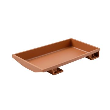 Sage Crest Empty Under-Desk Cable Tray - Terracotta