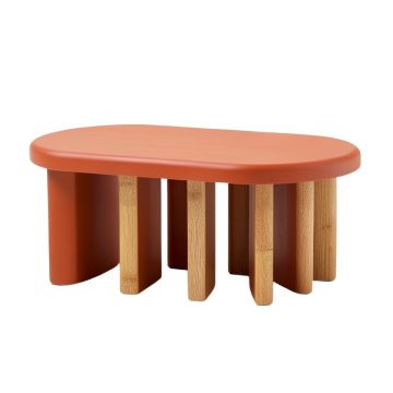 Spruce Bridge Shoe Storage Bench - Terracotta