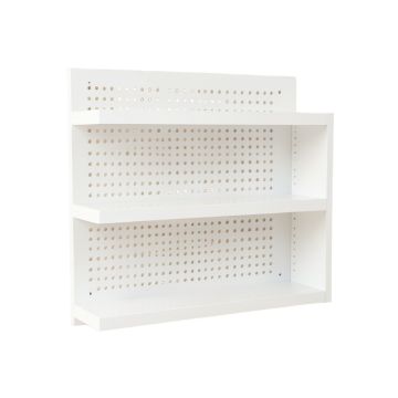 Harbor Brook Empty Wall-Mounted Tool Organizer Panel - White (synthetic illustration; no displayed measurements)