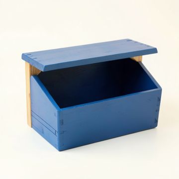 Reed Bluff Low Toy Storage Unit - Blue (synthetic illustration; no displayed measurements)