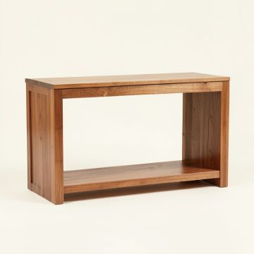 44 '' Solid Wood Console Table (synthetic illustration; no displayed measurements)