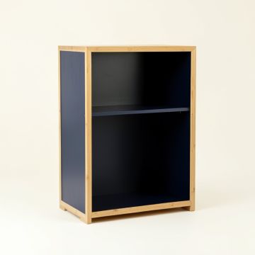 Hazel Bend Freestanding Bookcase - Navy (synthetic illustration; no displayed measurements)