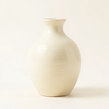Holly Brook Empty Decorative Vase - Ivory (synthetic illustration; no displayed measurements)