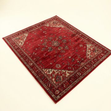 Wanamie Power Loom Red Rug (synthetic illustration; no displayed measurements)