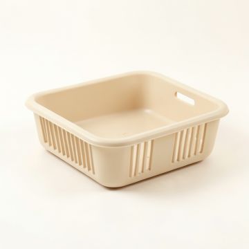 Bay Bluff Empty Under-Desk Cable Tray - Beige (synthetic illustration; no displayed measurements)