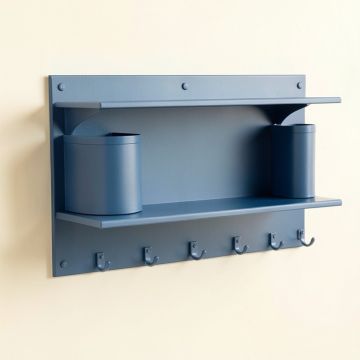 Sage Bend Wall-Mounted Entryway Organizer Shelf - Blue (synthetic illustration; no displayed measurements)