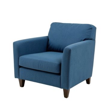 Kelsi Upholstered Parsons Chair In Blue