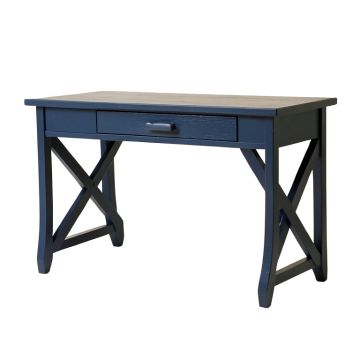 Olive Brook Writing Desk - Navy