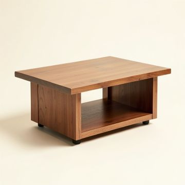 Ashwood Coffee Table With Storage Shelf (synthetic illustration; no displayed measurements)