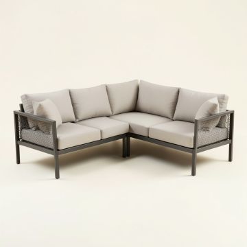 Avanni Patio Sectional With Cushions (synthetic illustration; no displayed measurements)