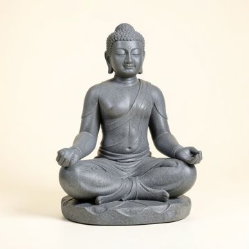 Holoman Meditating Garden Statue (synthetic illustration; no displayed measurements)