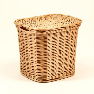 Wicker Laundry Basket (synthetic illustration; no displayed measurements)