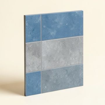 Thunderstruck 4 '' X 12 '' Porcelain Concrete Look Subway Wall & Floor Tile (synthetic illustration; no displayed measurements)