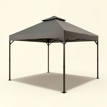 11 Ft. W X 13 Ft. D Metal Patio Gazebo (synthetic illustration; no displayed measurements)