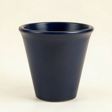 Moss Dale Empty Railing Planter With Integral Brackets - Navy (synthetic illustration; no displayed measurements)