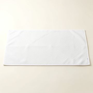 Dune Crossing Bath Mat - White (synthetic illustration; no displayed measurements)