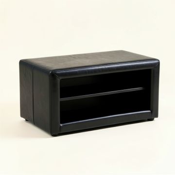 Wilber Leather Storage Bench (synthetic illustration; no displayed measurements)