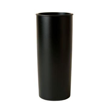 Juniper Branch Empty Decorative Vase - Black