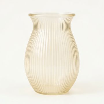 Reed Crest Empty Decorative Vase - Cream (synthetic illustration; no displayed measurements)