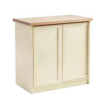 Cove Bend Freestanding Laundry Folding Counter - Cream