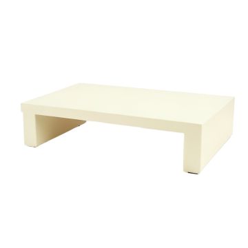 Cove Bridge Desktop Monitor Riser - Cream