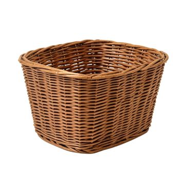 Twist Weave Water Hyacinth Wicker Basket
