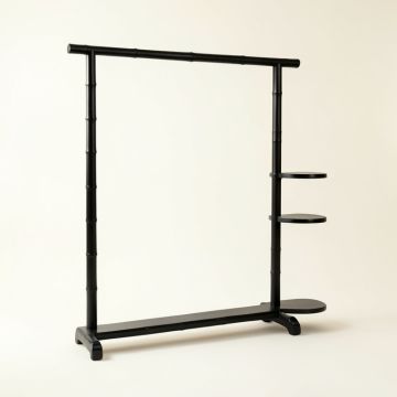 Spruce Canyon Empty Garment Rack - Black (synthetic illustration; no displayed measurements)