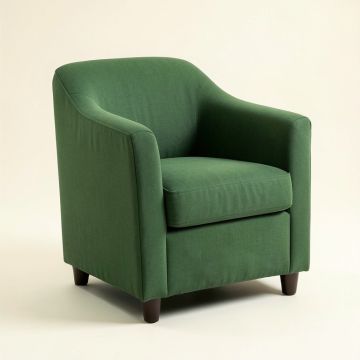 Ineye Cotton Dining Chair In Green (synthetic illustration; no displayed measurements)