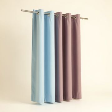 Schaeffer Solid Blackout Thermal Grommet Curtain Panels (synthetic illustration; no displayed measurements)