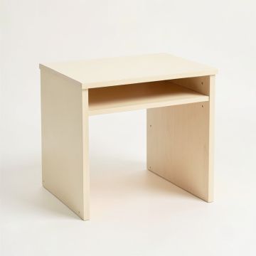 Rowan Arc Small Writing Desk - Cream (synthetic illustration; no displayed measurements)
