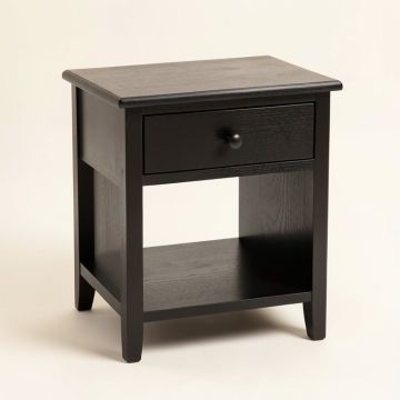Cliff Bridge Nightstand - Black (synthetic illustration; no displayed measurements)