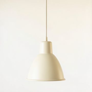 Hill Branch Pendant Light Suspended From One Plain Cable - Cream (synthetic illustration; no displayed measurements)