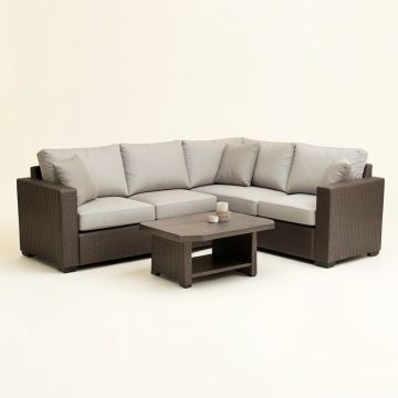 4 Piece Sofa Seating Group With Cushions (synthetic illustration; no displayed measurements)