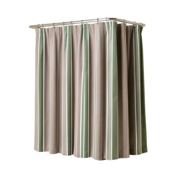 Fanshawe 13 Piece Striped Shower Curtain Set + Hooks