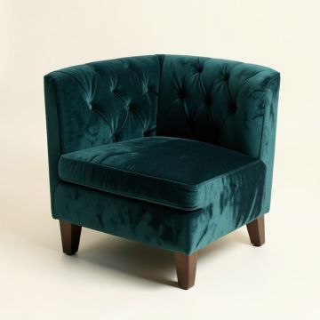 Edrica Tufted Velvet Side Chair (synthetic illustration; no displayed measurements)