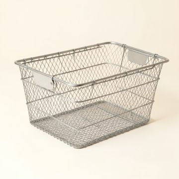 Kitchen Office Supply Organizer Wire Mesh Basket (synthetic illustration; no displayed measurements)